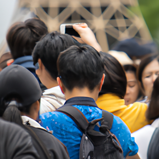 תיירים מרחבי העולם נוהרים ליפן כדי לבקר במגדל אייפל